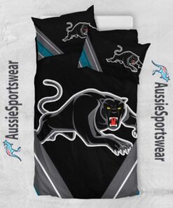 Penrith Panthers Black Gray Edition Bedding Set Gift For Fans 5