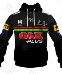 Penrith Panthers Custom Name Number Anzac Zip Hoodie Gift For Fans