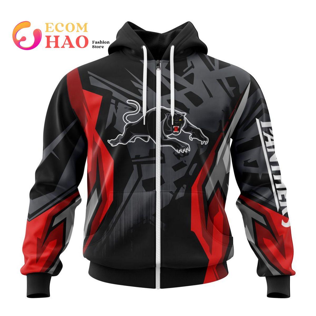 Penrith Panthers Custom Name Indigenous Zip Hoodie Gifts For Lovers