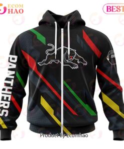 Penrith Panthers Custom Name Number Motocross Zip Hoodie Gift For Fans