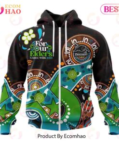 Penrith Panthers Custom Name Number Special Design Naidoc Zip Up Hoodie 1