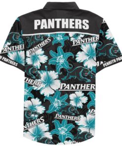 Penrith Panthers Floral Tropical Vintage Hawaiian Shirt Funny Gift For Fans