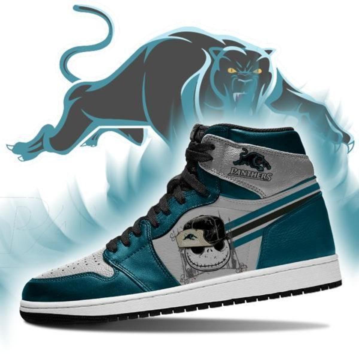 Penrith Panthers Ugly Christmas Air Jordan 1 High Sneakers Gift