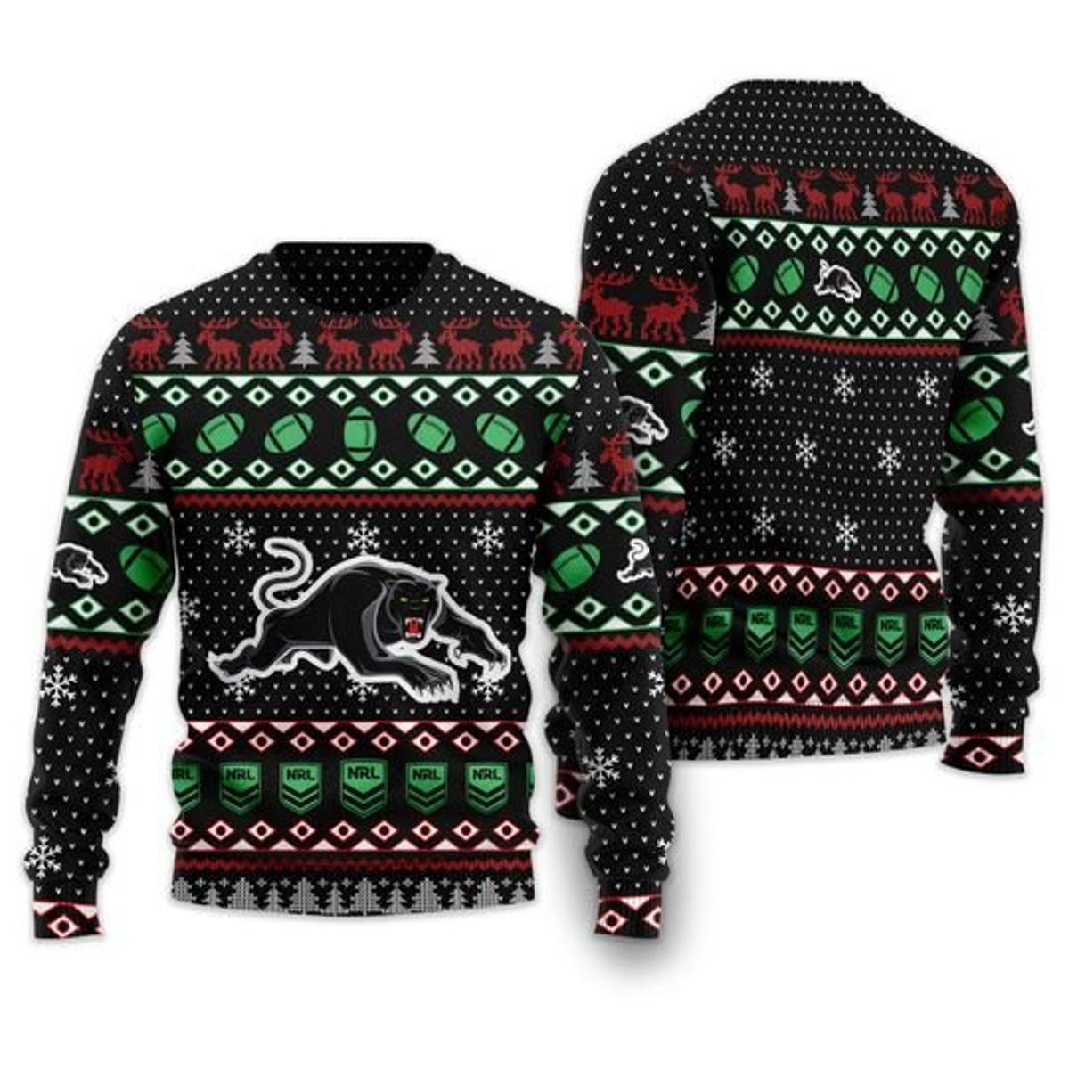 Nrl South Sydney Rabbitohs Ugly Christmas Sweater For Fans