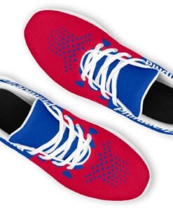 Philadelphia 76ers Blue Red Running Shoes Gift