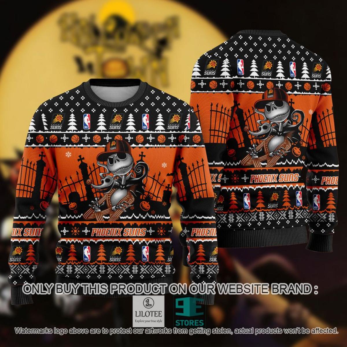 Phoenix Suns White Yellow The Grinch Ugly Christmas Sweater For Fans
