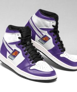 Phoenix Suns White Purple Air Jordan 1 High Sneakers Gift 1