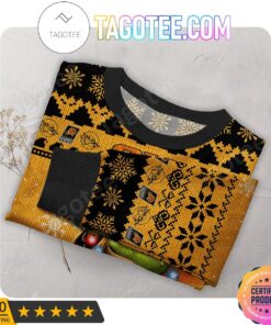 Phoenix Suns Yellow Black Best Ugly Christmas Sweater 2