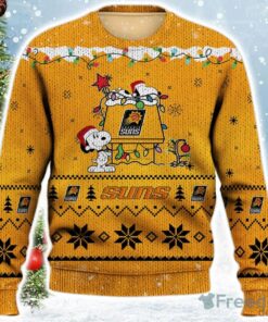 Phoenix Suns Yellow Snoopy Ugly Christmas Sweater For Men And Women