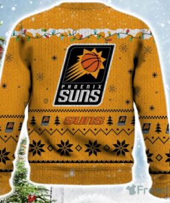 Phoenix Suns Yellow Snoopy Ugly Christmas Sweater For Men And Women 3