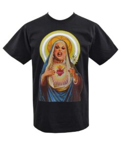 Pink Flamingos Holy Mother White T-shirt Gift For Fans