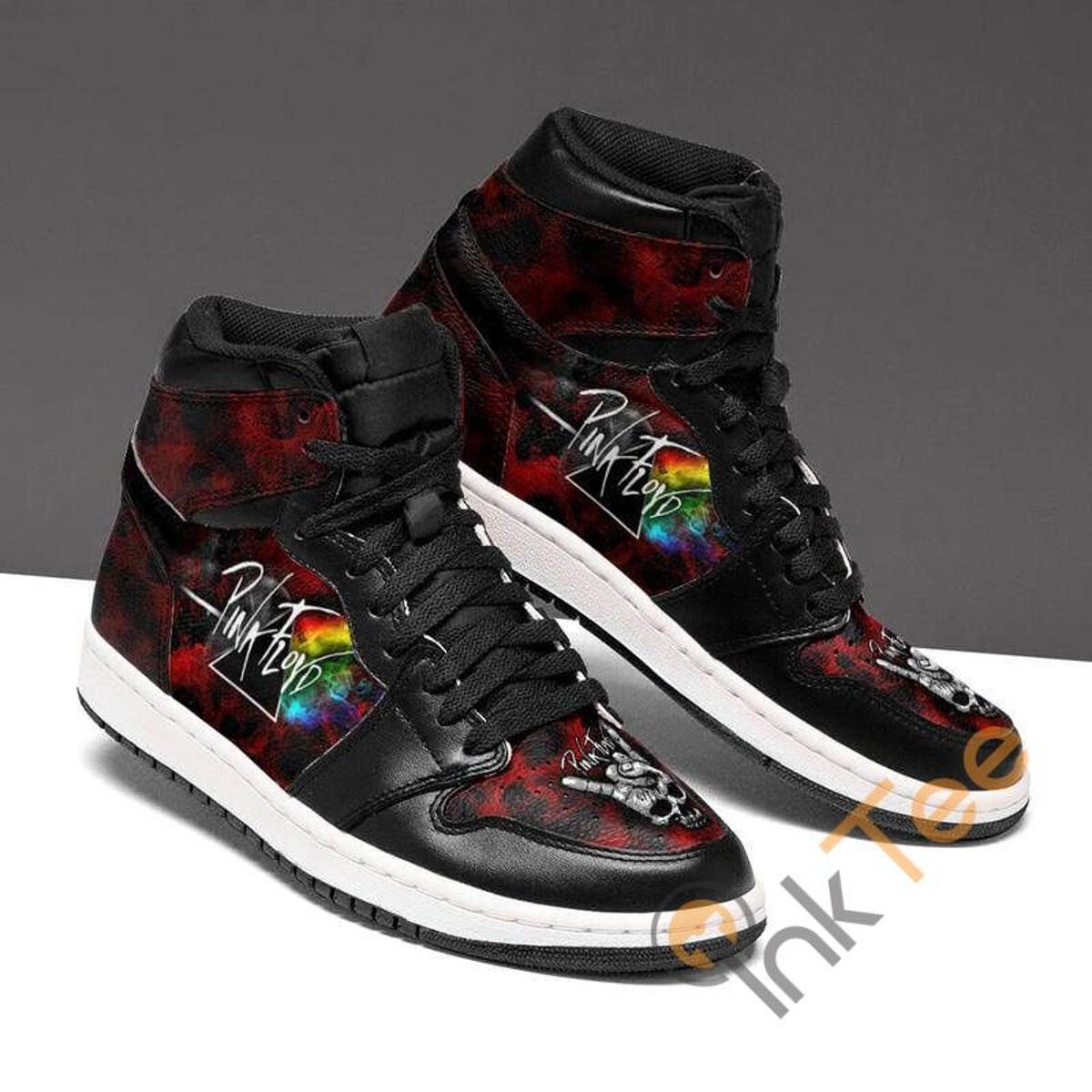 The Beatles Black Red Air Jordan 1 High Sneakers Gift