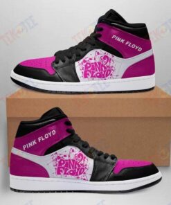 Pink Floyd Black Pink Air Jordan 1 High Sneakers V2