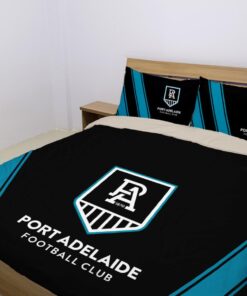 Port Adelaide Bedding Set Gift For Fans 3