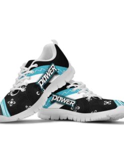 Port Adelaide Indigenous Black Teal Running Shoes For Fans 3