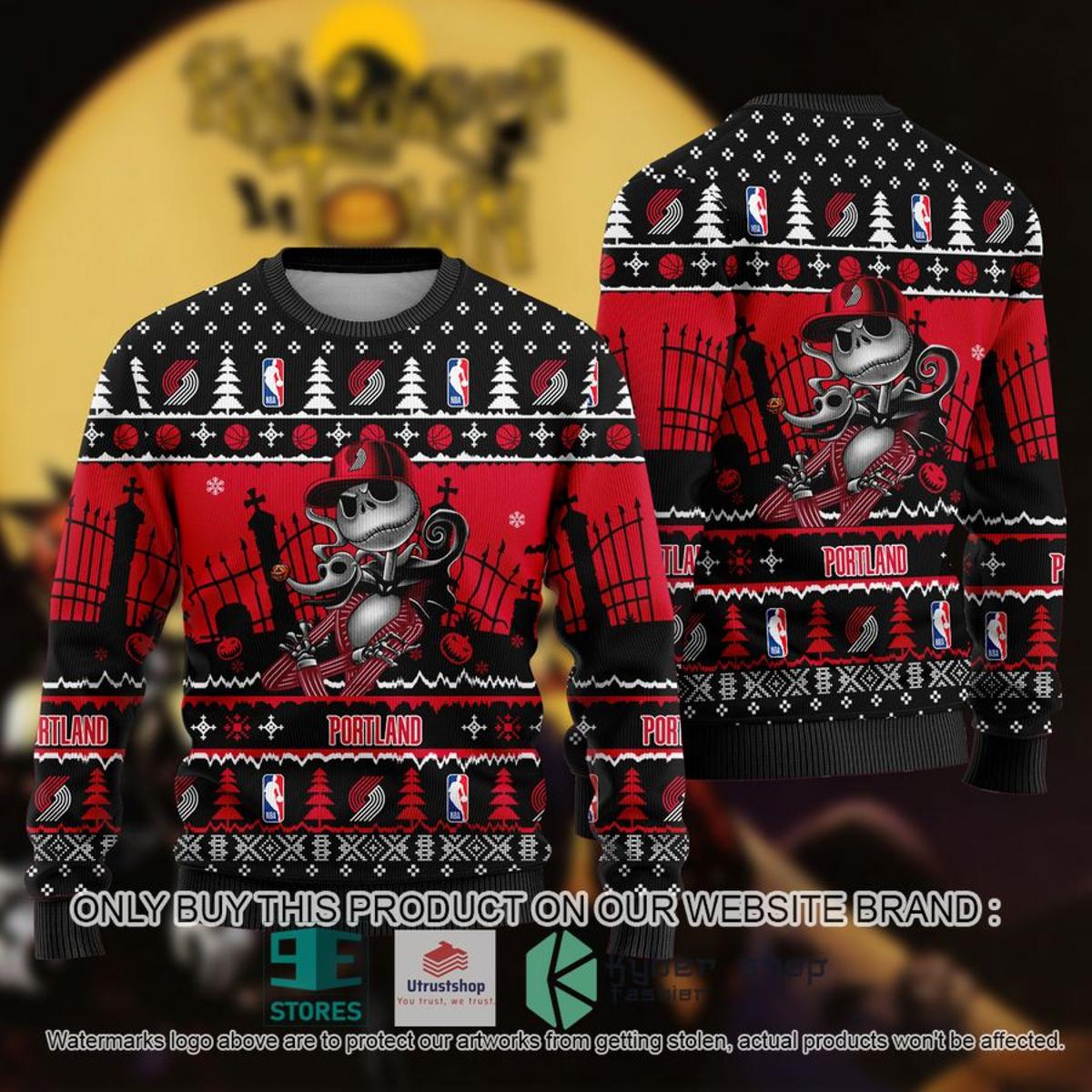 Portland Trail Blazers The Grinch Ugly Christmas Sweater For Fans