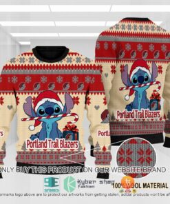 Portland Trail Blazers Stich Best Ugly Christmas Sweater