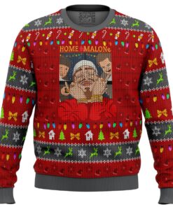 Post Malone Parody Home Malone Meme Ugly Christmas Sweater Funny Gift For Fans