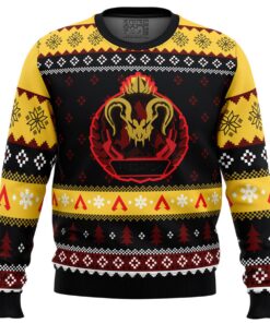 Predator Rank Apex Legends Black Yellow Ugly Christmas Sweater Gift For Fans 1