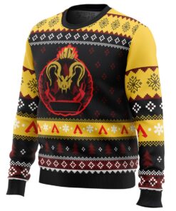 Predator Rank Apex Legends Black Yellow Ugly Christmas Sweater Gift For Fans 2