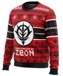 Principality Of Zeon The Mobile Suit Gundam Ugly Christmas Sweater Xmas Outfit For Fans