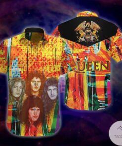 Queen Rock Band Vintage Style Hawaiian Shirt Best Gift For Fans