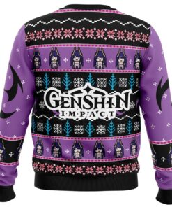 Raiden Genshin Impact Ugly Christmas Sweater Gift