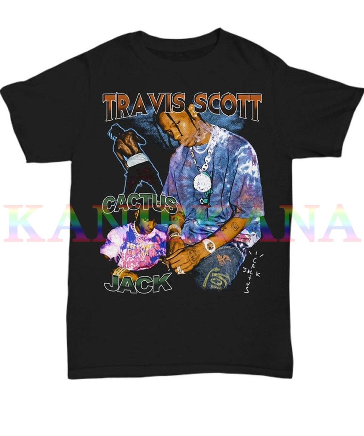 Rapper Travis Scott Cactus Jack Vintage T-shirt