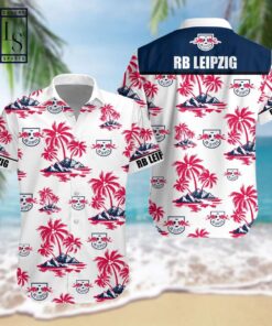 Rb Leipzig Summer Coconut Patterns Tropical Aloha Shirt For Men Women Fans