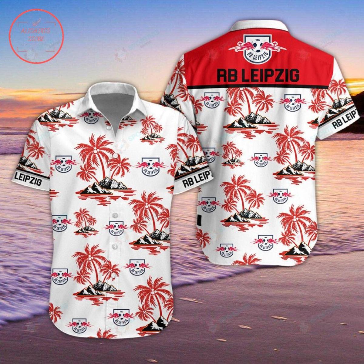 Rb Leipzig Summer Coconut Patterns Tropical Aloha Shirt For Men Women Fans