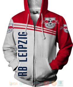 Rb Leipzig White Red Zip Hoodie Best Gift For Fans