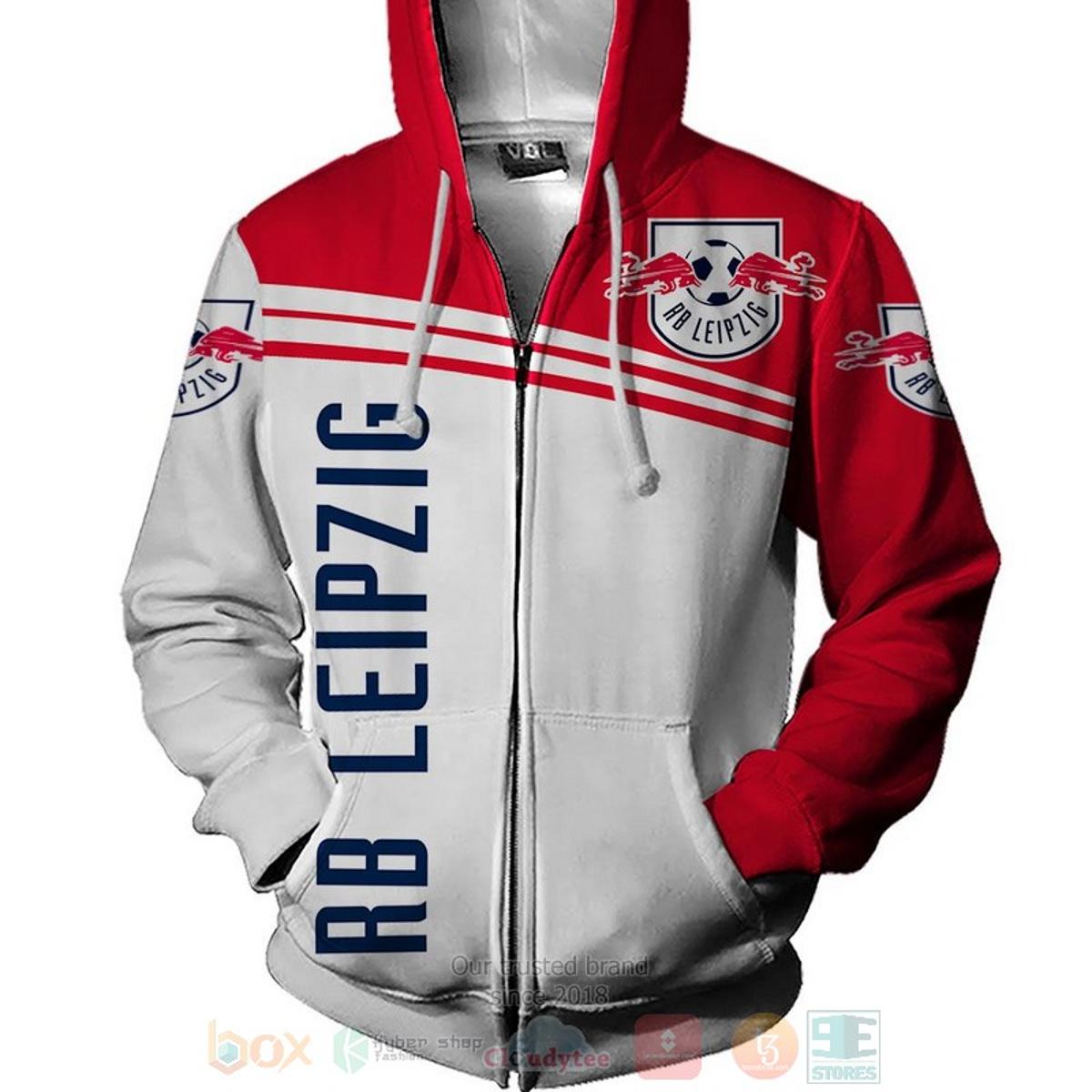 Rb Leipzig Custom Name Zip Hoodie Gifts For Lovers