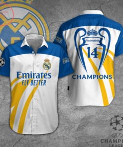 Real Madrid Im A Madridista Simple Style White Hawaiian Shirt Best Gift For Fans