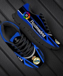 Real Madrid Black Blue Running Shoes Best Gift 4