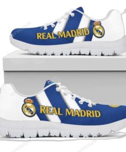 Real Madrid Blue White Running Shoes Best Gift