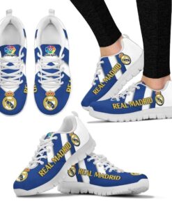 Real Madrid Blue White Running Shoes Best Gift 3