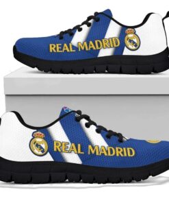 Real Madrid Blue White Running Shoes Best Gift 4