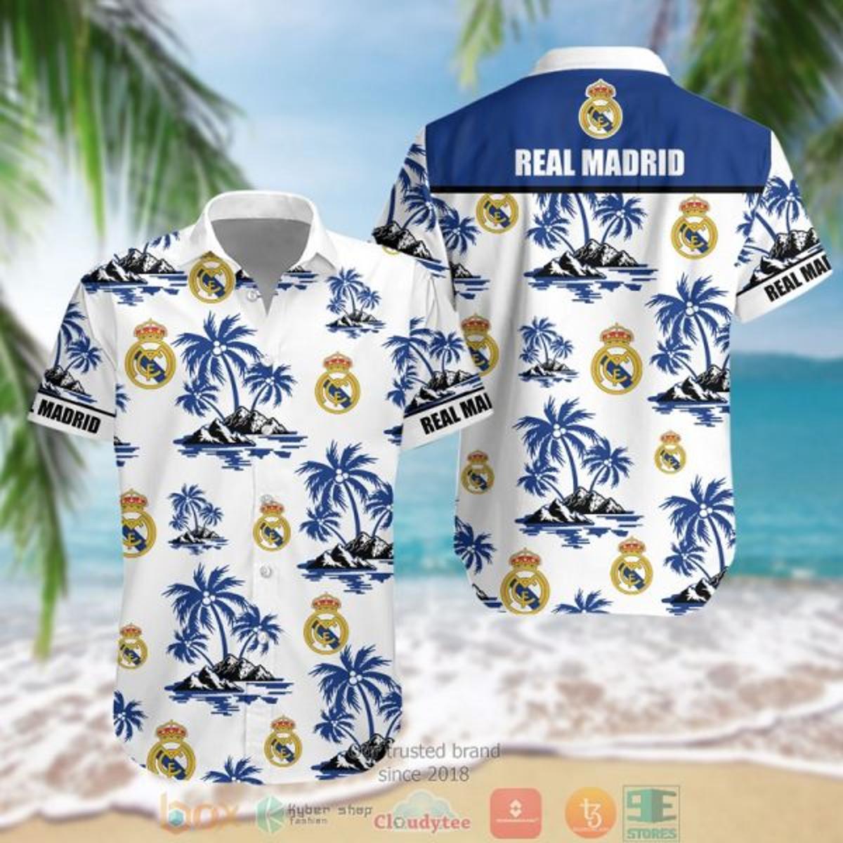 Real Madrid Im A Madridista Simple Style White Hawaiian Shirt Best Gift For Fans