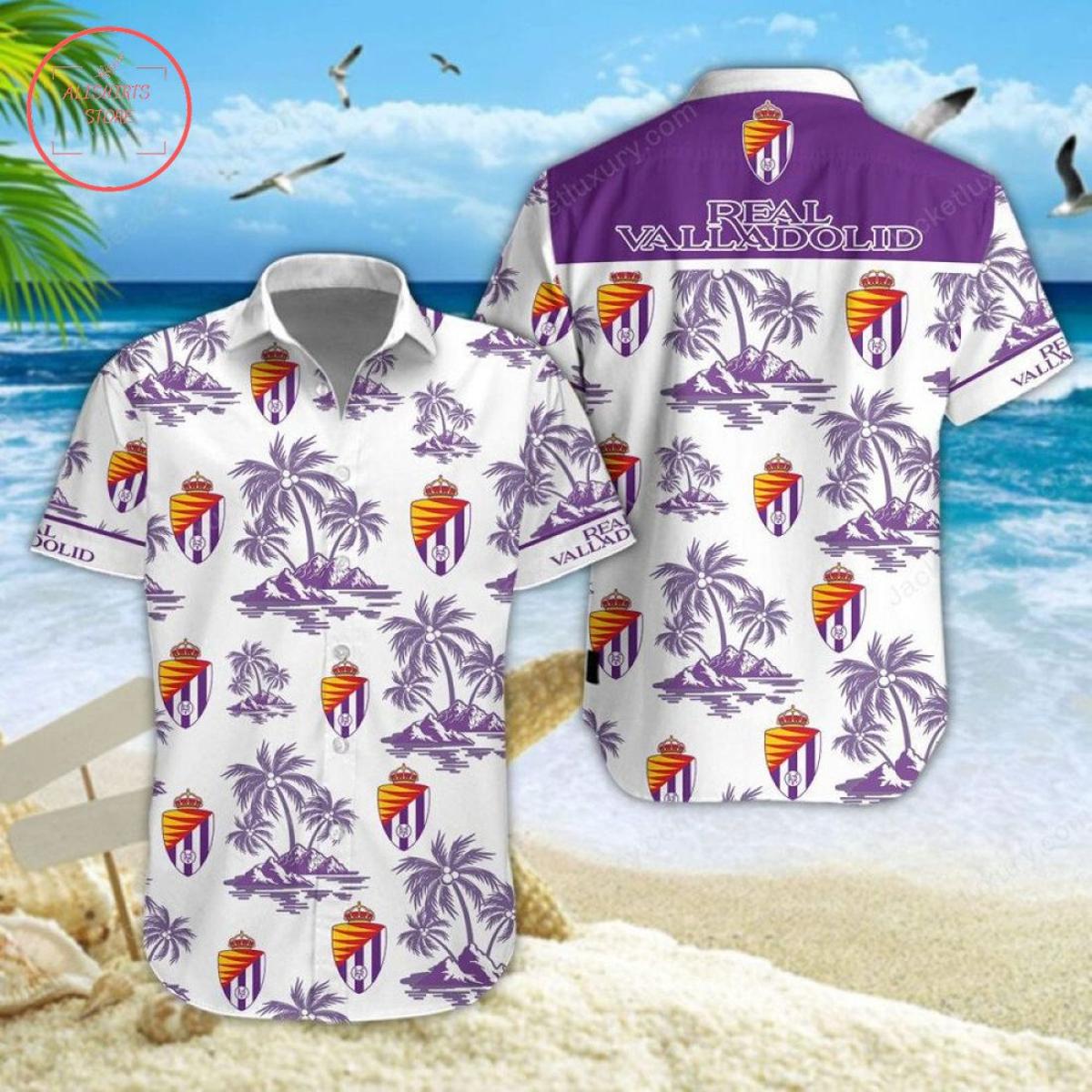 Ud Almer?a Summer Tree Patterns White Red Tropical Aloha Shirt Best Outfit For Fans