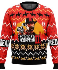 Red Dead Redemption Ugly Xmas Sweater 1