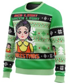 Red & Green Light Squid Game Christmas Sweatshirt