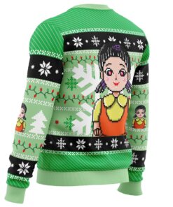 Red Green Light Squid Game Christmas Sweatshirt 3