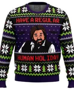 Regular Human Holiday What We Do In The Shadows Xmas Sweater Funny Gift For Fans 1