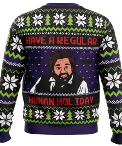 Regular Human Holiday What We Do In The Shadows Xmas Sweater Funny Gift For Fans 2