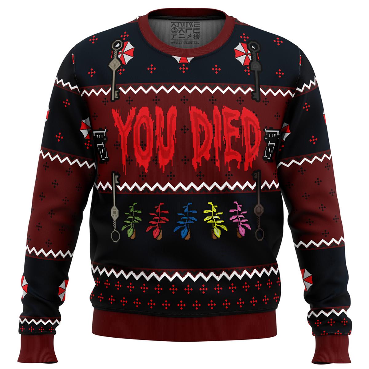 Harry Potter Avada Kedavra Curse Ugly Christmas Sweater Best Gift For Potterheads