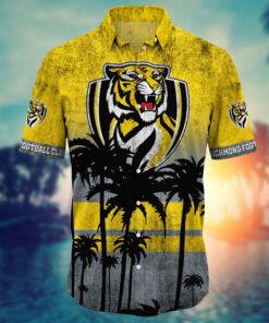 Richmond Tigers Big Logo Vintage Hawaiian Shirt Best Gift For Afl Fans