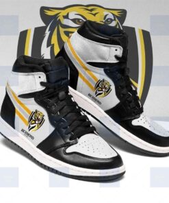 Richmond Tigers Black And White Air Jordans