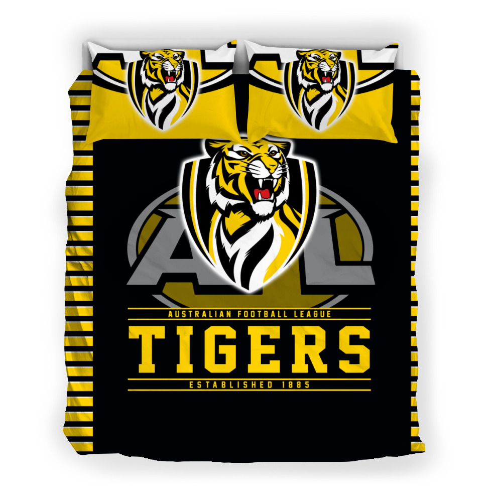 Richmond Tigers Black Yellow Bedding Set