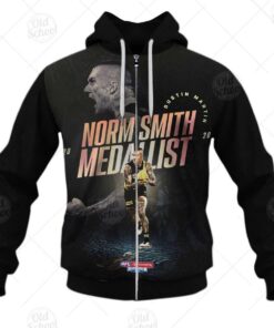 Richmond Tigers Dustin Martin No 4 Norm Smith Medal Zip Up Hoodie Gift For Fans 1