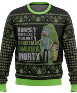 Rick And Morty We’re In A Xmas Sweater Ugly Christmas Sweater